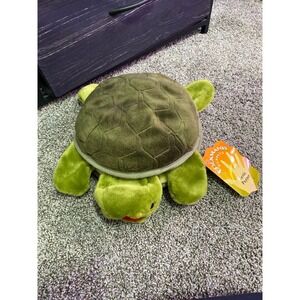 Folkmanis Puppet Plush Turtle Hand Puppet Stuffed Animal Green Garden Turtle NEW